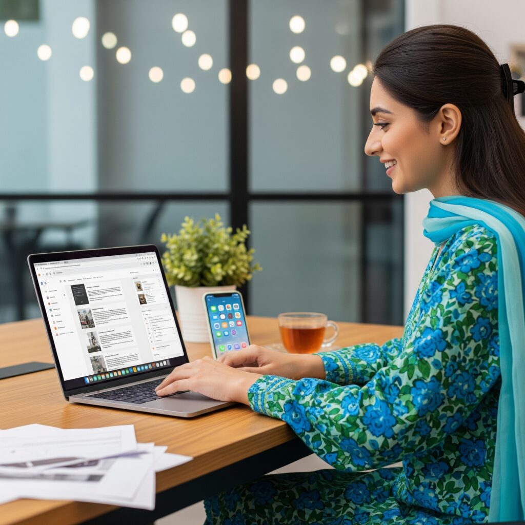 VA handling client's social media